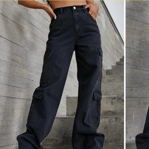 Fly flap pocket jeans